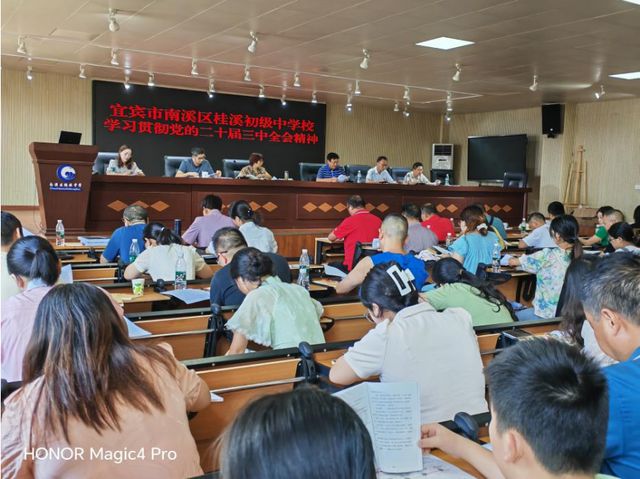 宜宾市南溪区桂溪中学召开2024年暑期学习培训会暨开学工作筹备会(图2)